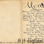 Menu de noce, les plats (1945)