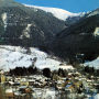 Vue générale et col du Merdaret (envoyée en 1971)