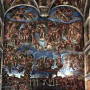 Vatican, chapelle sixtine jugement universel (envoyée en 1960)