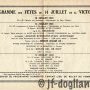 Hérisson : programme de la fête du 14 juillet de la victoire