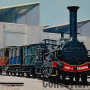 Musée du chemin de fer : train Second Empire