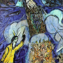 Notre Dame de toute Grâce baptistère céramique de Chagall