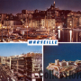Vieux Port, Canebière et château d'If (envoyée en 1984)